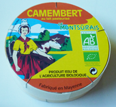 Camembert bio de Normandie "le Montsûrais"