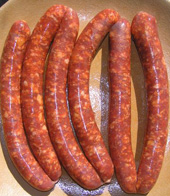 Saucisses  merguez de porc