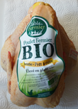 Poulet fermier bio